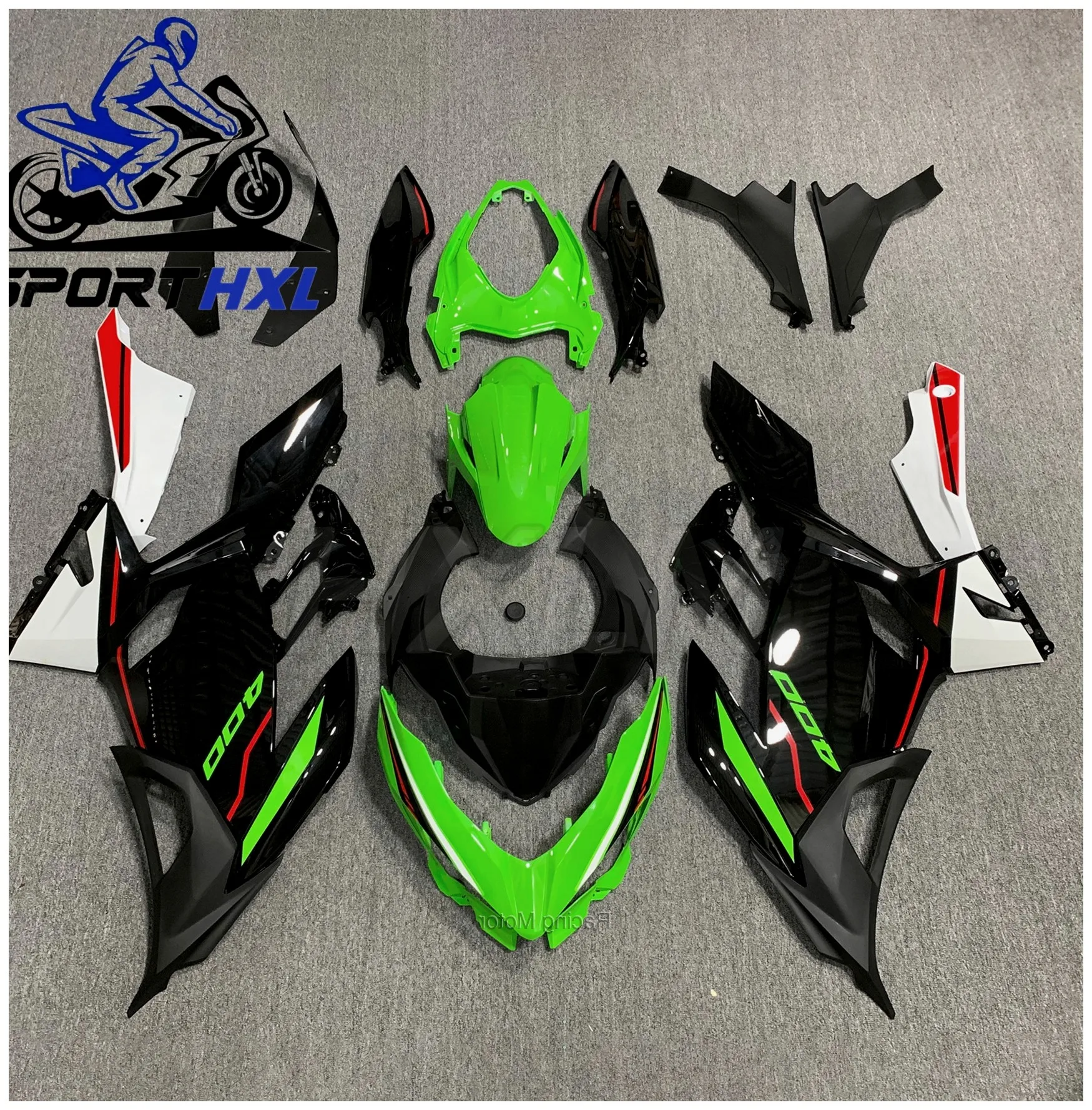 Customized Bodywork Fairing Set - Motorcycle Practical Plastic Injection for Kawasaki Ninja400 EX400 2018-2019 2020-2023 Full fa