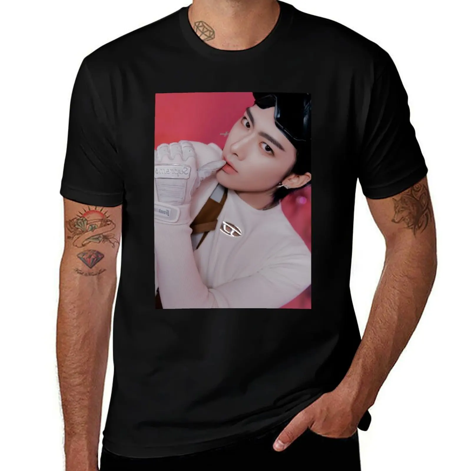 

RICKY zerobaseone (ZB1) T-Shirt Fashion Letter Print T-Shirt