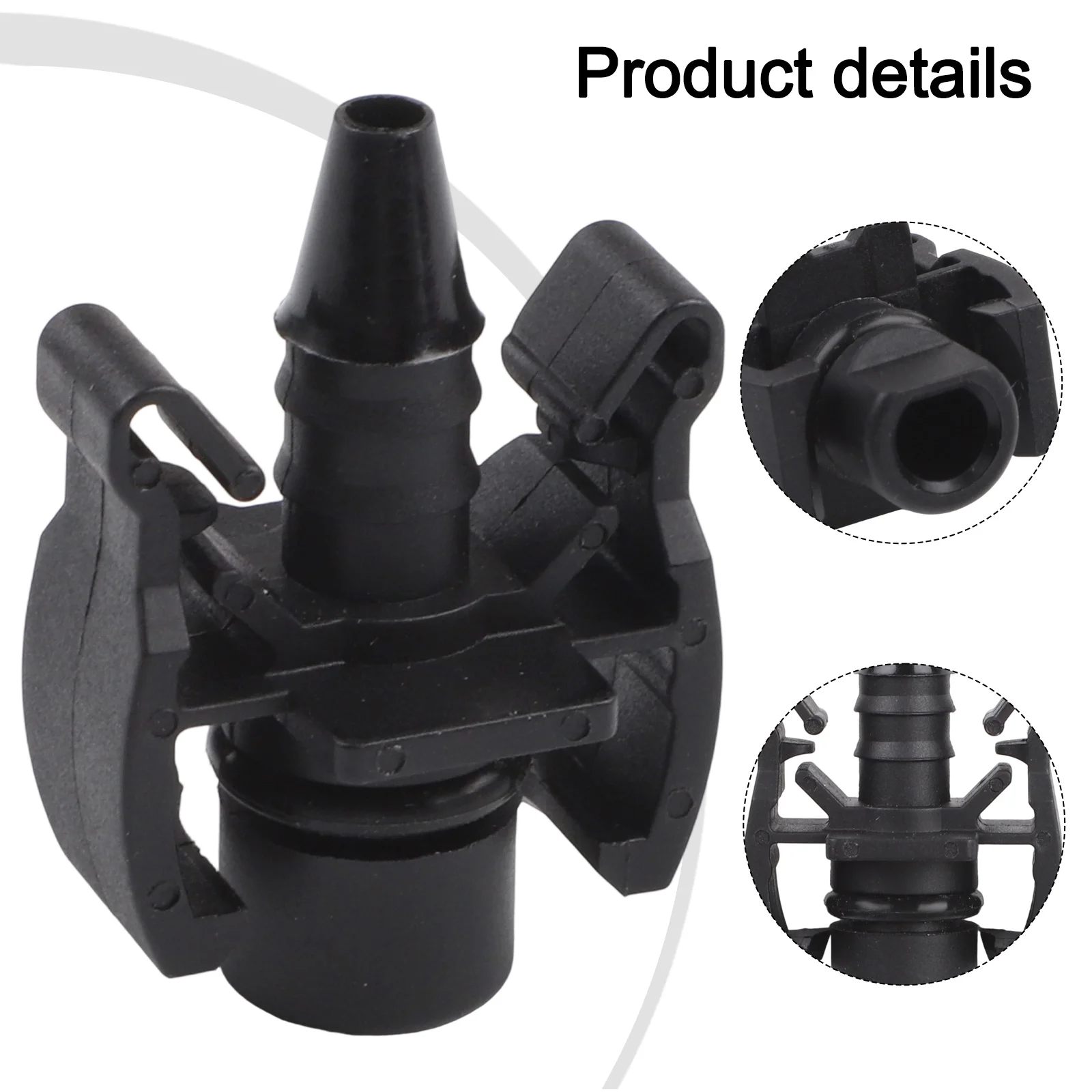 Car Expansion Water Tank Water Hose Straight Connect Connector Accessory Expansion Tank Return Hose Connector Waterproof