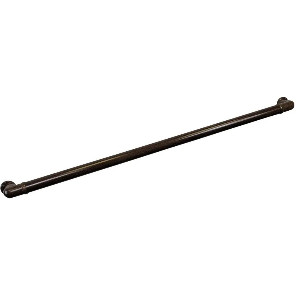 

CHR 10' Handrail Section with Returns - Speckled Walnut - Easy to Install Stair Hand Rails - USA Made, ADA Compliant Porch Raili