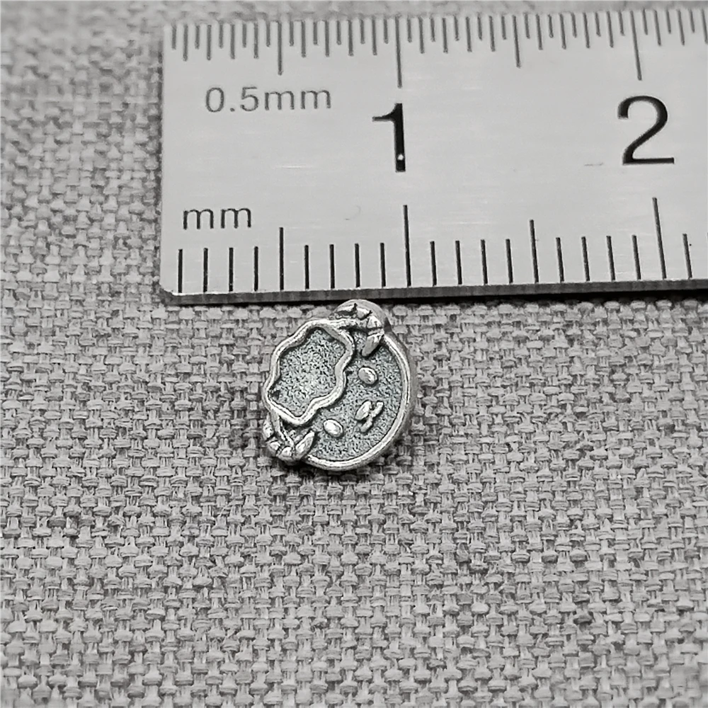 5 Pieces 925 Sterling Silver Small Lamb Sheep Button Beads for Bracelet Necklace