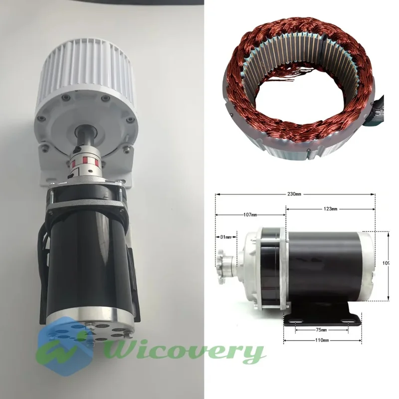 

5000W Vertical Axis Wind Turbine 48V Energy Generator with MPPT Controller - High Power Magnetic Windmill Complete Kit