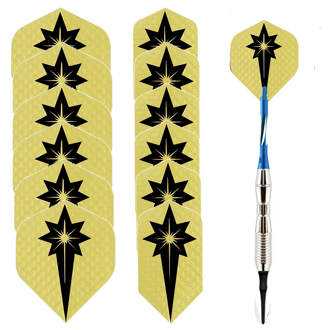 

6pcs Aluminum Foil Dart Tail Electronic Dart Accessories Outdoor Sports Professional Dart Flying Wing Cool Design