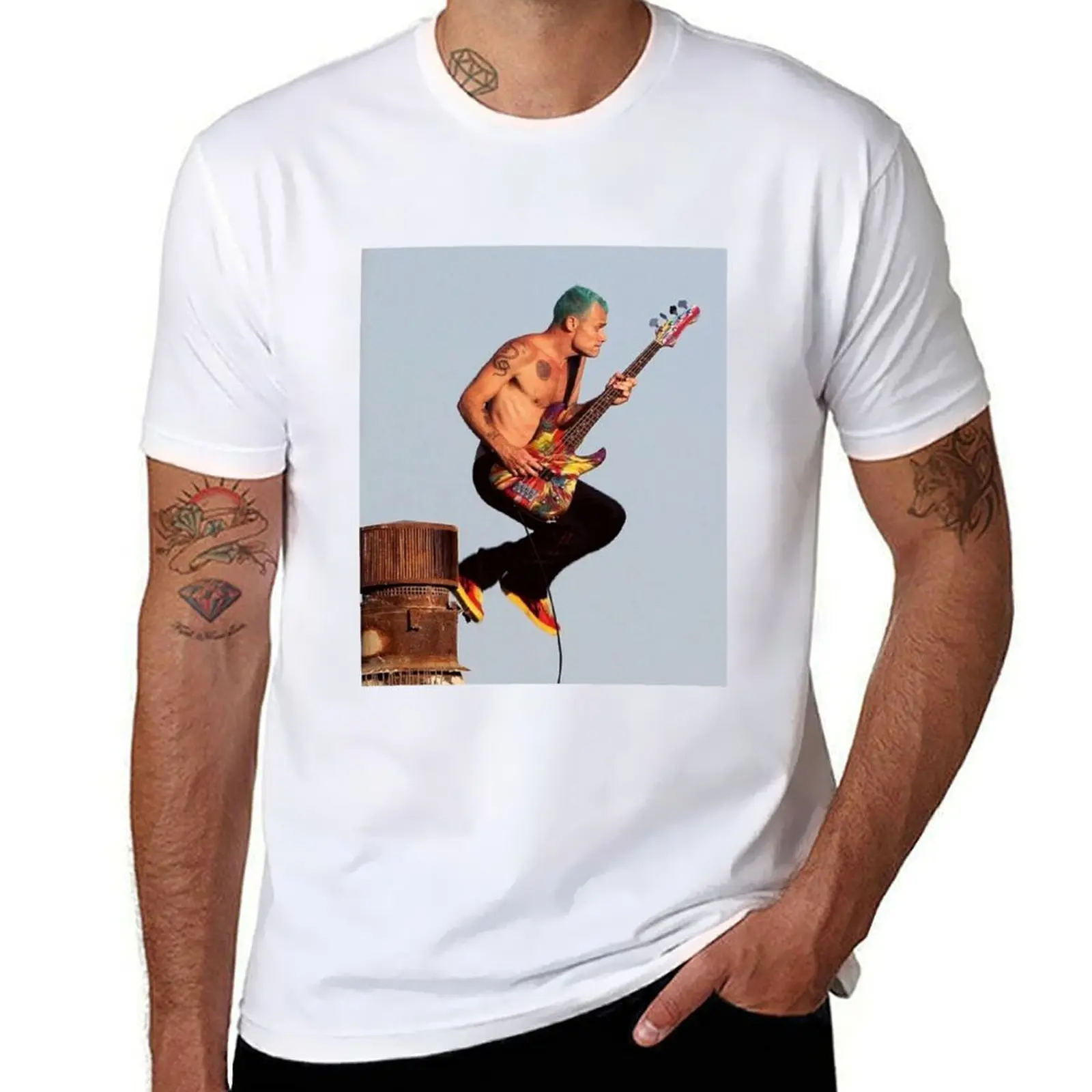 

Flea Bass T-Shirt man t shirts for men t shirts with prints T-Shirt