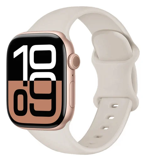 Sport Band For Apple Watch Straps 45mm 44mm 46mm 40mm 41mm 49 42 Correa Bracelet iWatch series ultra2 7 8 se 9 10 Silicone Strap