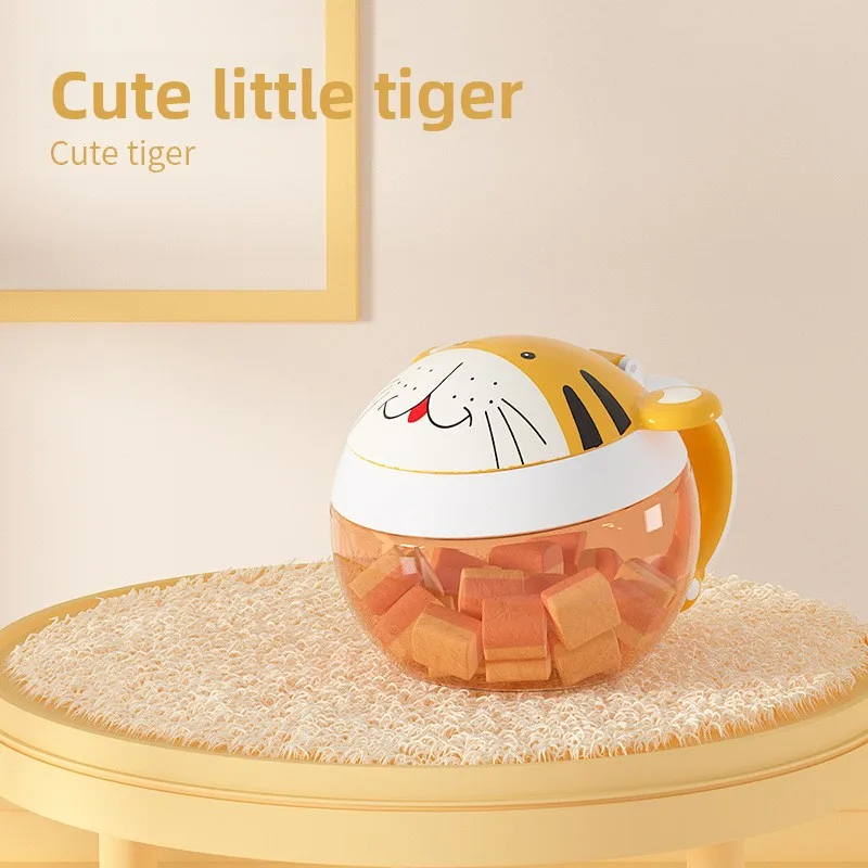 Neues Cartoon-Snackglas aus Kunststoff – tragbarer, luftdichter Tritan-Snacknapf für den Außenbereich, Baby-Futternapf, auslaufsicher, sicher, leicht zu reinigen