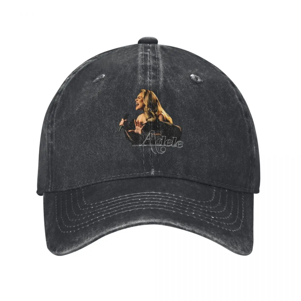 Retro Adele Munich Tour August 2024 Baseball Caps Men Women Distressed Washed Sun Cap Outdoor Summer Adjustable Fit Hats Cap