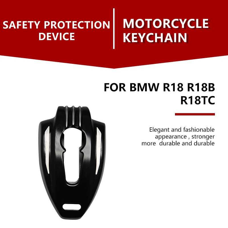 

1PCS Motorcycle Keychains Key Cases for BMW R18 R18B R18TC Black Silver Titanium Color Motorcycle Decoration Key Gift Men Women