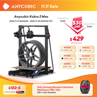 ANYCUBIC KOBRA 2 Max Large Format FDM 3D Printer Build Size 500*420*420mm With 500mm/s Maximum Print Speed Automatic Leveling