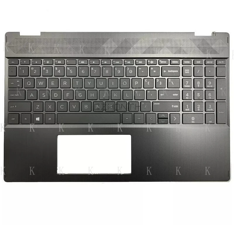 C  FOR HP Pavilion X360 15-DQ 15T-DQ L51363-001 Palmrest w/Keyboard No-Backlit