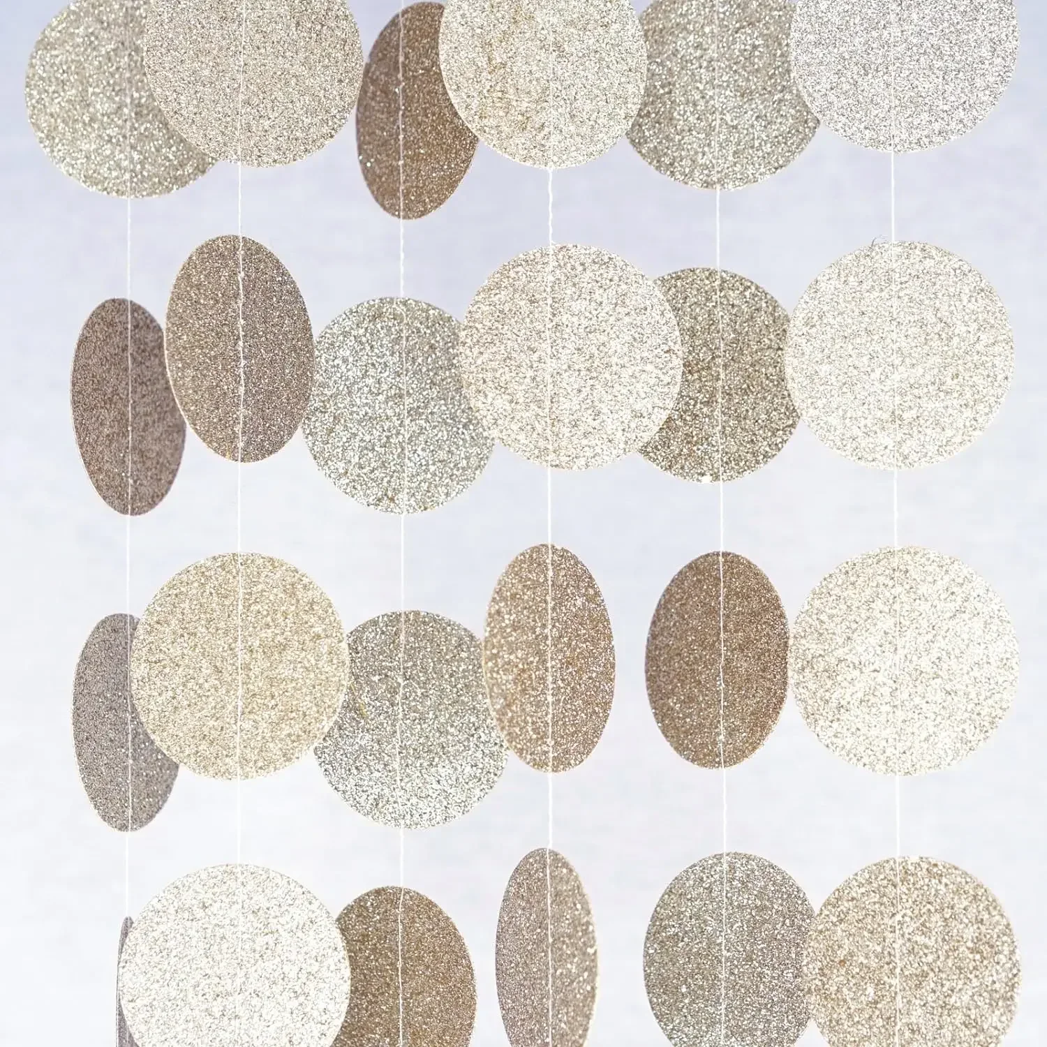 Circle Dots Paper Garland Backdrop