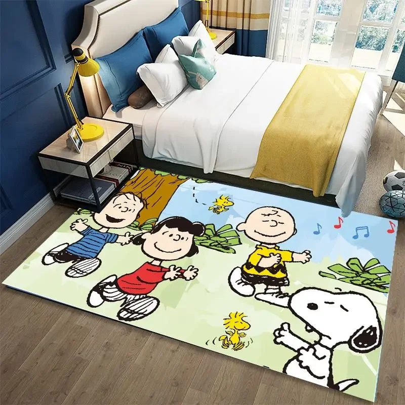 

Snoopy 2023 New bedroom living room cartoon cute carpet balcony floor mat boys' and girls' carpet