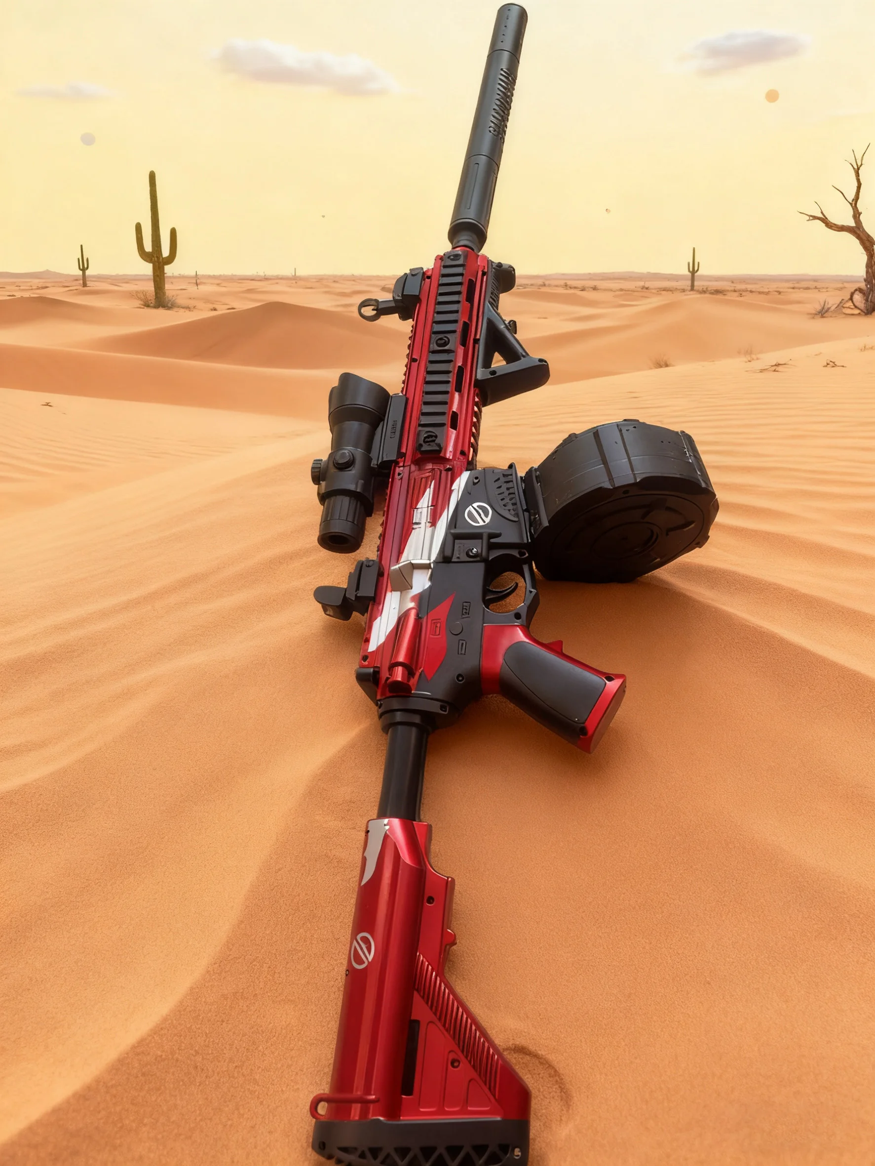 M416 Blasters de gel completamente automático Red Serment 500 rondas Blaster de bola de gel eléctrico para adultos y adolescentes