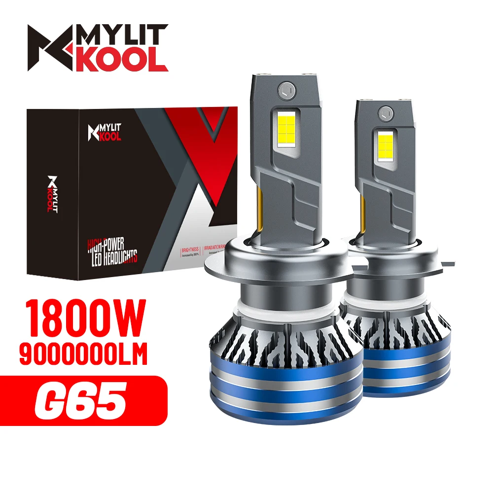 

H4 LED Headlight Bulbs Plug&Play 9000000LM 1:1 Mini H7 LED Car Lamps CANBUS H1 H9 9005 9006 9012 Auto Fog Lights with Fan 6000K