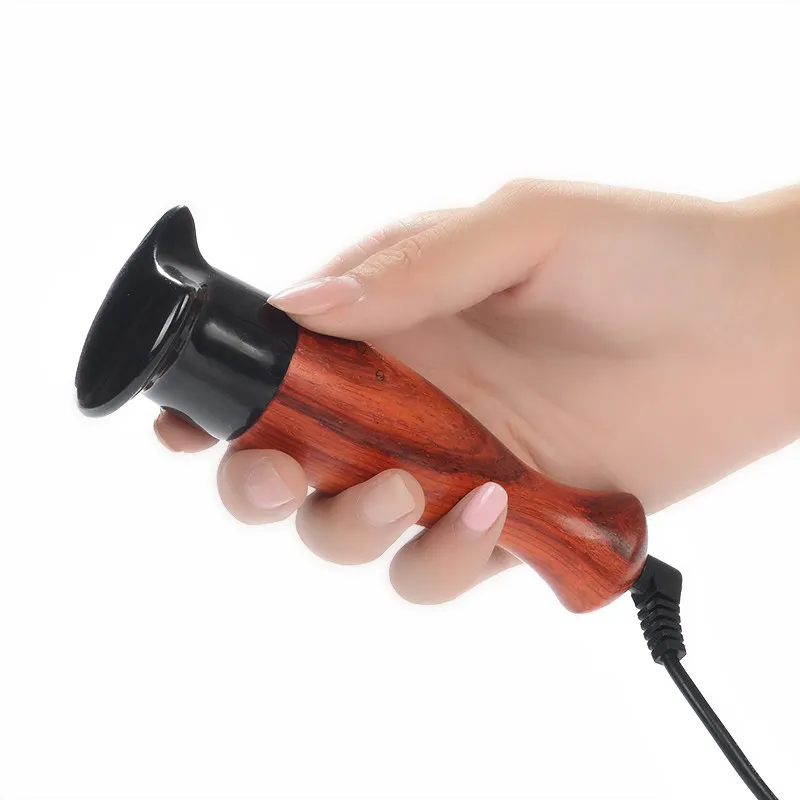 Hot Stone Electric Massagers for Face Lift Wrinkle Removal Firming Spa Legs Back Neck Relieve Muscle Pain Gua Sha Massage Stick