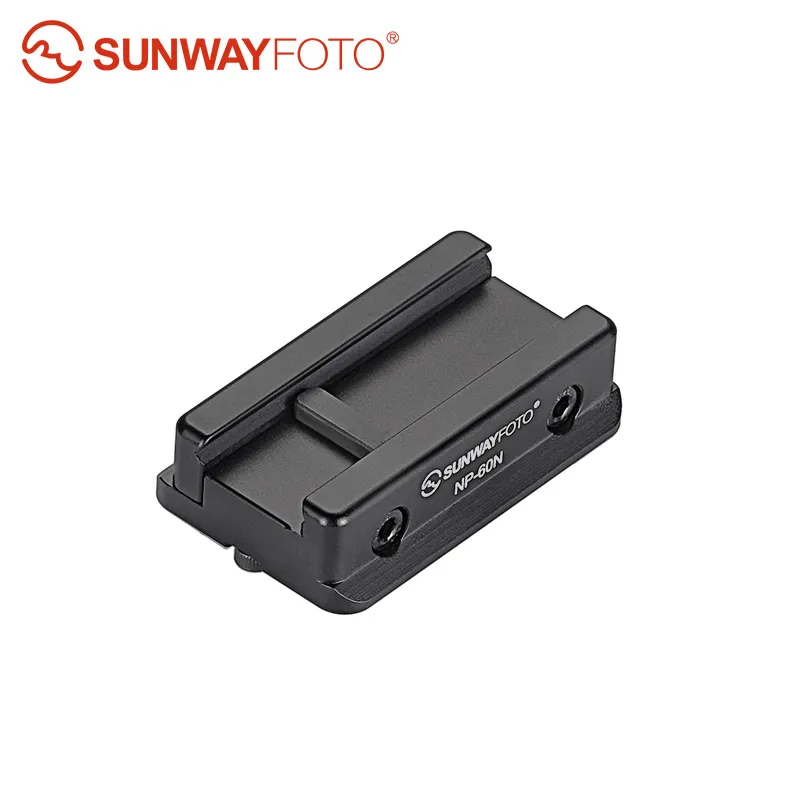 SUNWAYFOTO NP-60N Picatinny Arca-supporto adattatore a coda di rondine per treppiede svizzero compatibile Arca/RRS