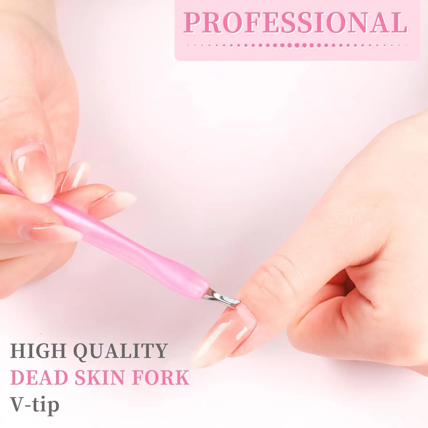 5 pièces/10 pièces façons manucure ongles cuticule UV Gel vernis poussoir tondeuse acier inoxydable pédicure peau morte cuticule soin outils