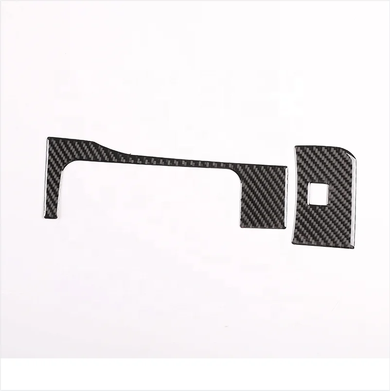 Flying Wing Carbon Fiber Steering Wheel Both Sides Under Dashboard Cover Sticker For  TACOMA 2016-2023 Interior Kits