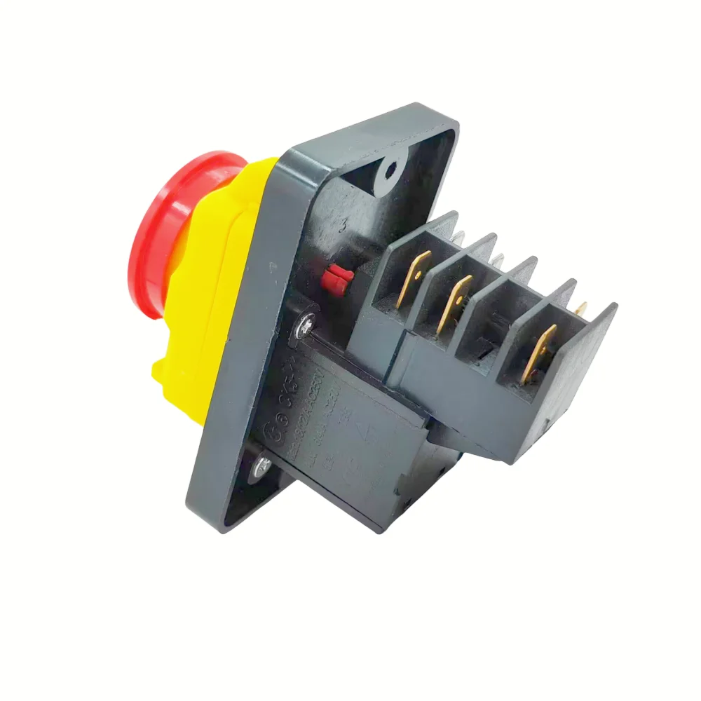 CK5-11 AC250V 6-Pin Start Stop No Volt Release Push Button Switch Common to woodshop and Metalwork Machines