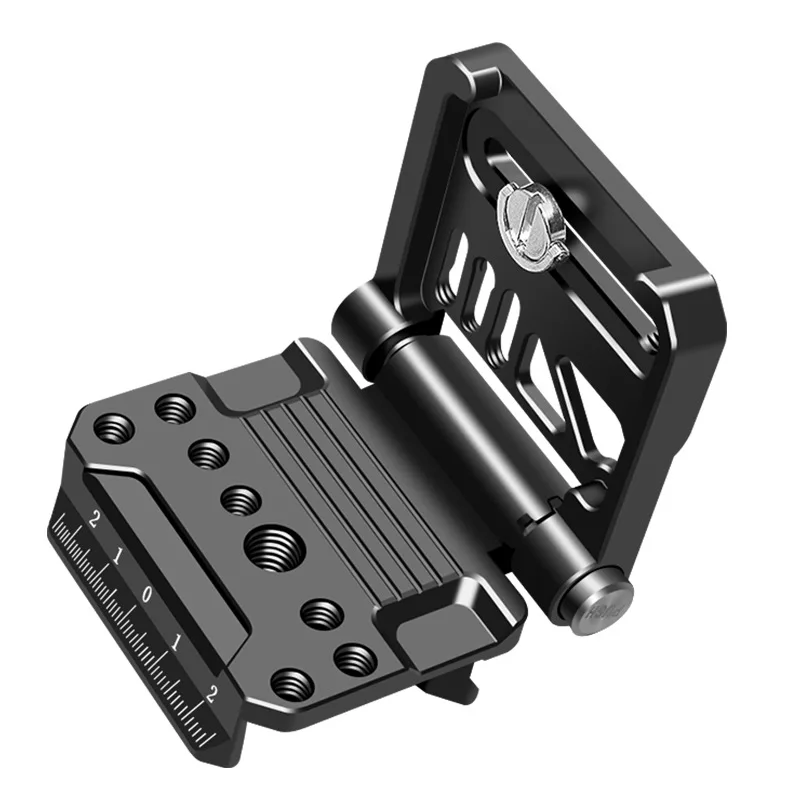 

L-shaped universal folding quick-loading plate horizontal and vertical shooting L-shaped plate tripod small gimbal base