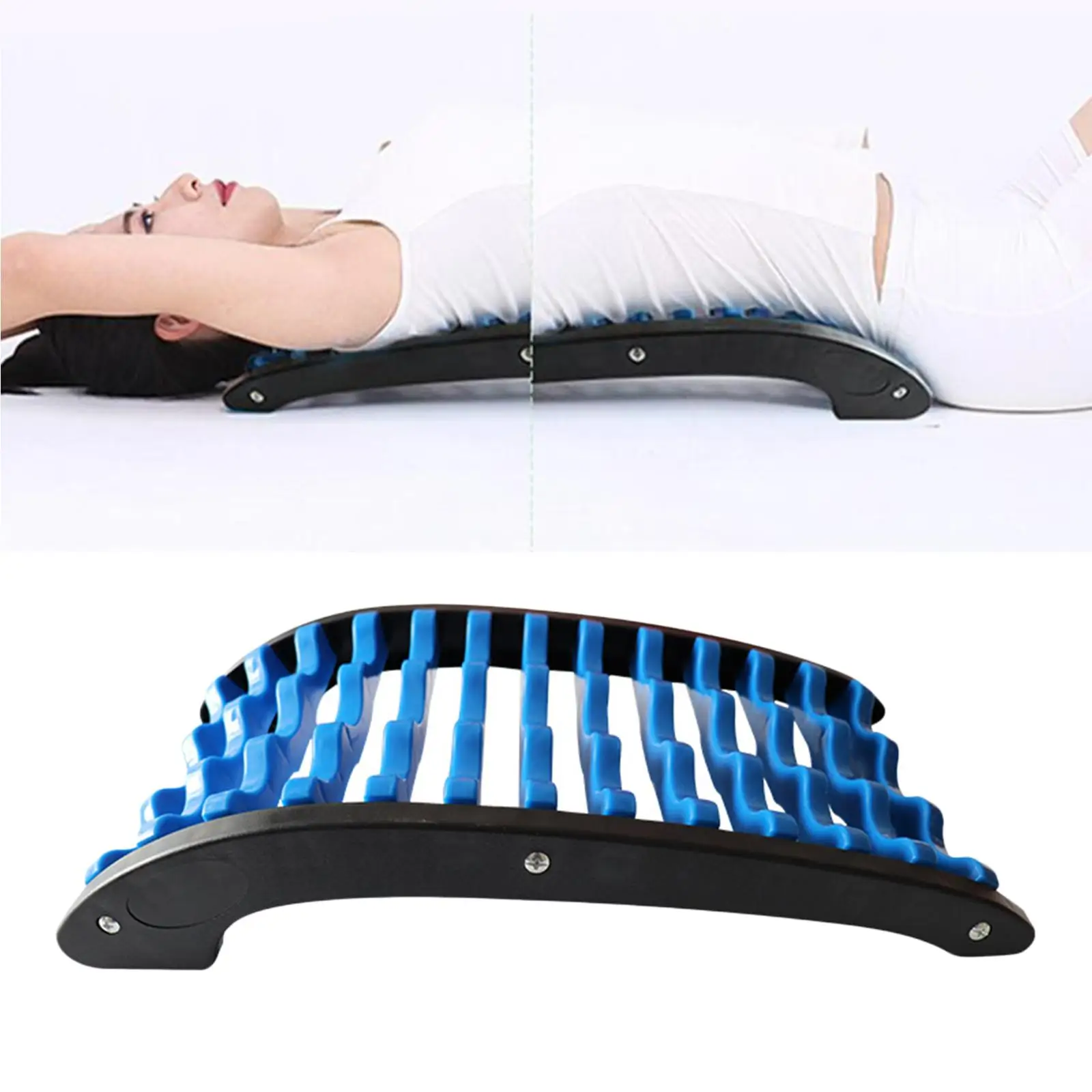 Lower Upper Back Stretcher Support Spine Deck Tool Relaxation