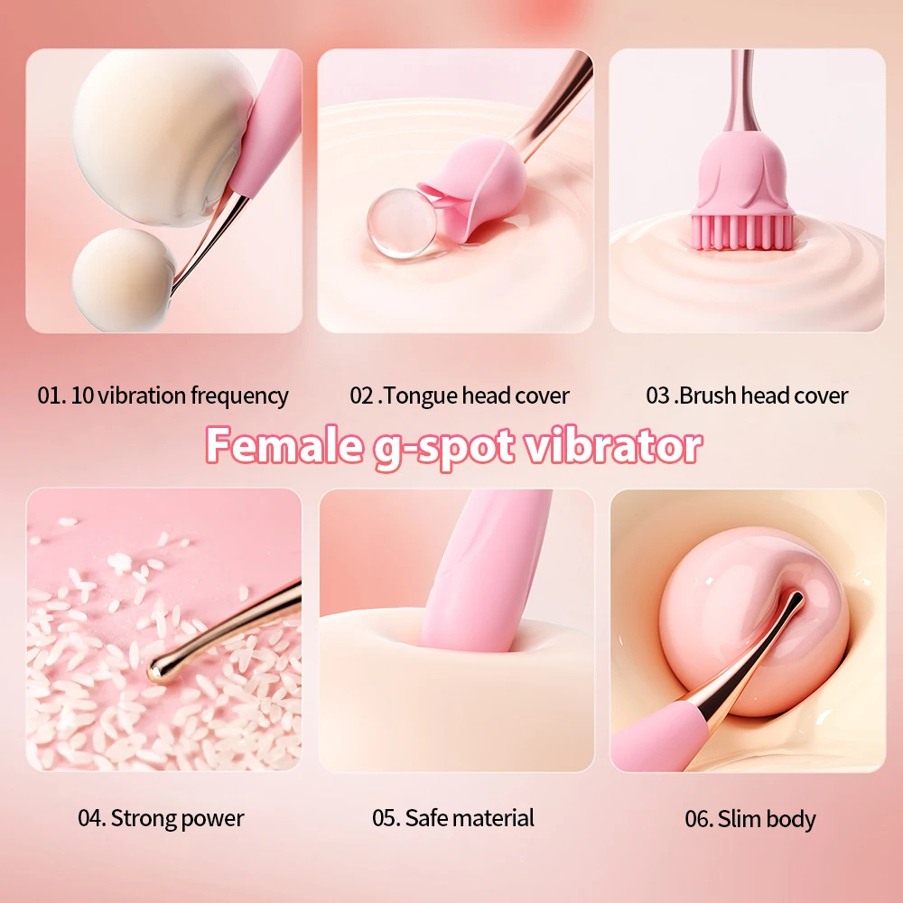 قوية عالية التردد G بقعة الهزاز الإناث للنساء البظر محفز جهاز تدليك للمهبل الحلمة الاستمناء الجنس لعب الكبار #3