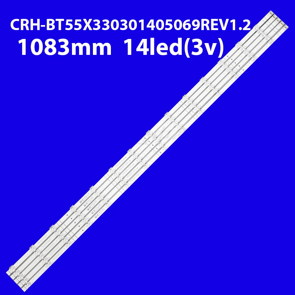 

Светодиодная лента для 55E76GQ 55R6 H55B7500 H55B7500UK CRH-BT55X330301405069REV1.2 SH55D14-ZC29AG-03D CRH-BX55V3U513030T05148CSP-REV1.0