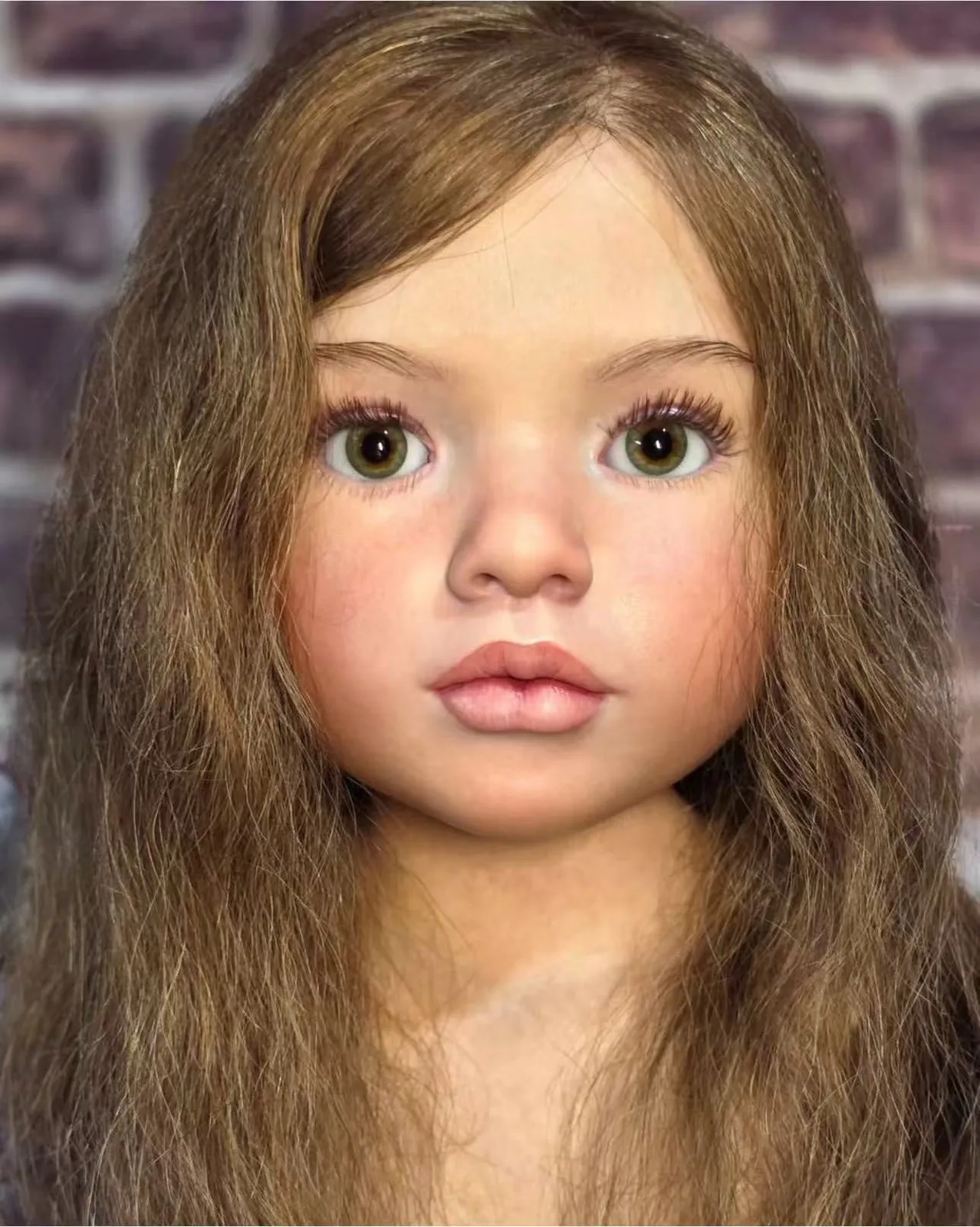 42in Lighter Tanned Skin Tone Aloenka Lifelike Reborn Doll Artist Painted Toddler Handmade Kids Toy Gift Art Doll