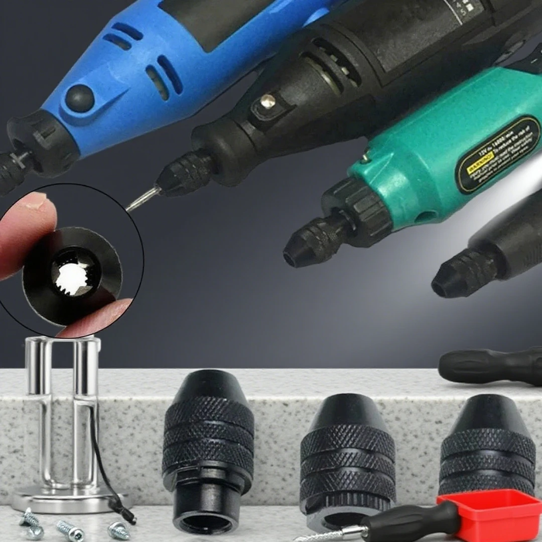 0.3-3.4mm Mini Multifunctional Multi M7/M8 Keyless Drill Chuck For Rotary Tools M8X0.75 Quick Change Three-Jaw Drill Chuck