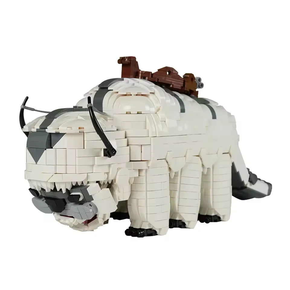 MOC Appa the Sky Bison Model Building Block Set Lasted Airbender Game Monster Figure Bricks Puzzle Toys Children Gifts(2429 Pcs)