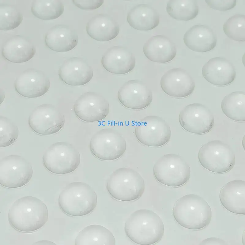 Elevador teclado G8TA, parachoques redondo antideslizante transparente y suave, almohadillas pies silicona 10