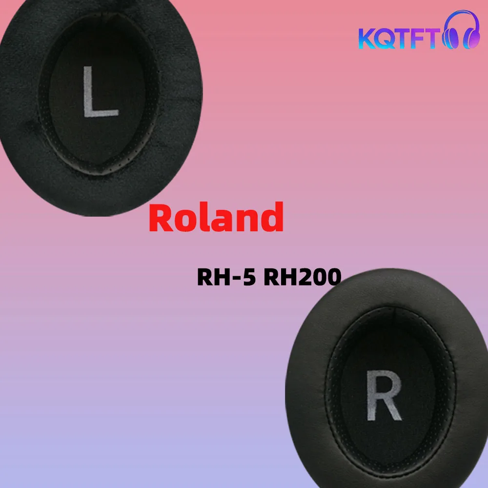 Replacement Ear Pads for Roland RH-5 RH200 Parts Leather Cushion Velvet Earmuff Headset Sleeve Cover