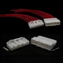 1 Set 40 Pin 1318389-1 1674312-1 6098-5585 Auto Accessories Car Instrument Navigation Wire Cable Socket for Nissan Toyota