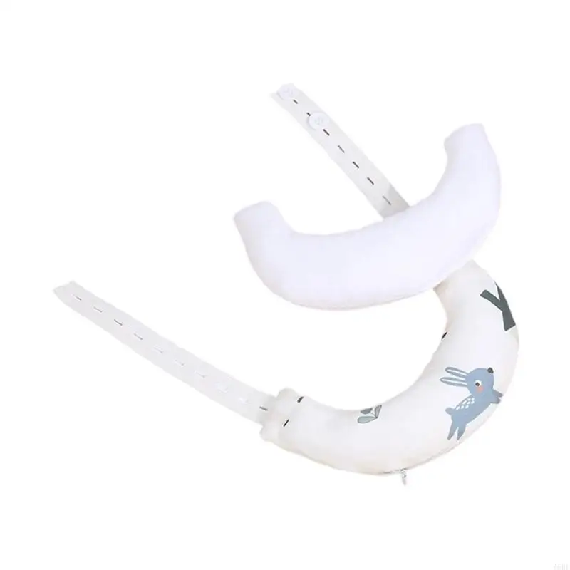 وسادة أطفال 76HF مع وسادة مريحة للرقبة قابلة للتنفس من القطن بنمط الرسوم المتحركة