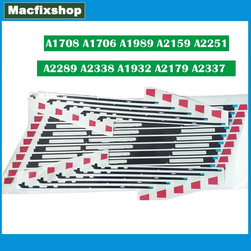 Juego de pegatinas adhesivas para pantalla LCD, cinta adhesiva de eliminación para MacBook A1932, A2179, A1706, A1708, A1989, A2159, A2251, A2289,