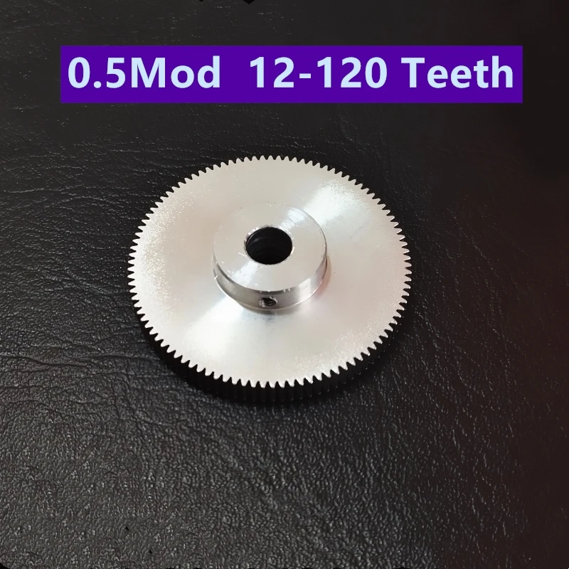 Aluminum alloy 0.5 mod 84T 85T 86T 87T 88T 89T 90T 91T 92T 93T 94T 95T 96T 97T 98T 99T  metal precision small module cylindrical