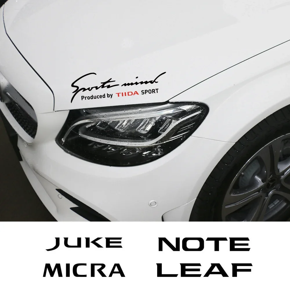 لنيسان قاشقاي J11 J10 ليف جوك ماكسيما تيدا سنترا مورانو X-Trail ميكرا T32 باترول تينا سيارة الحاجب ملصقات اكسسوارات #1