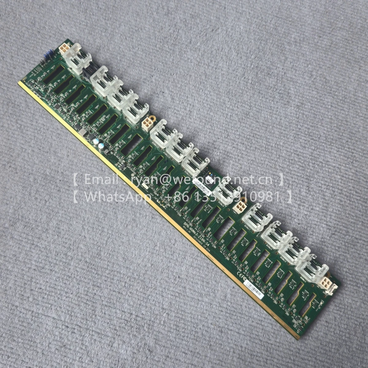 

BPN-NVMe3-216N-S4 24-портовая объединительная плата для хранения данных NVMe с прямым креплением 2U (SC216/219)