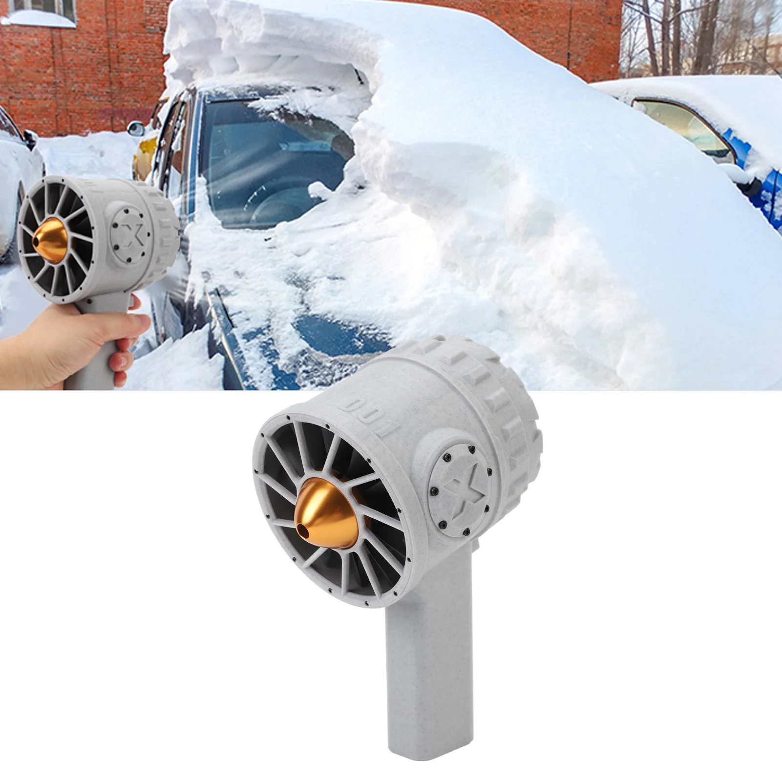 

Dry Blower Stepless Speed Adjustable 12 Blades Multifunctional Air Blower 5KG Thrust 16.8‑25.2v Dry Blower