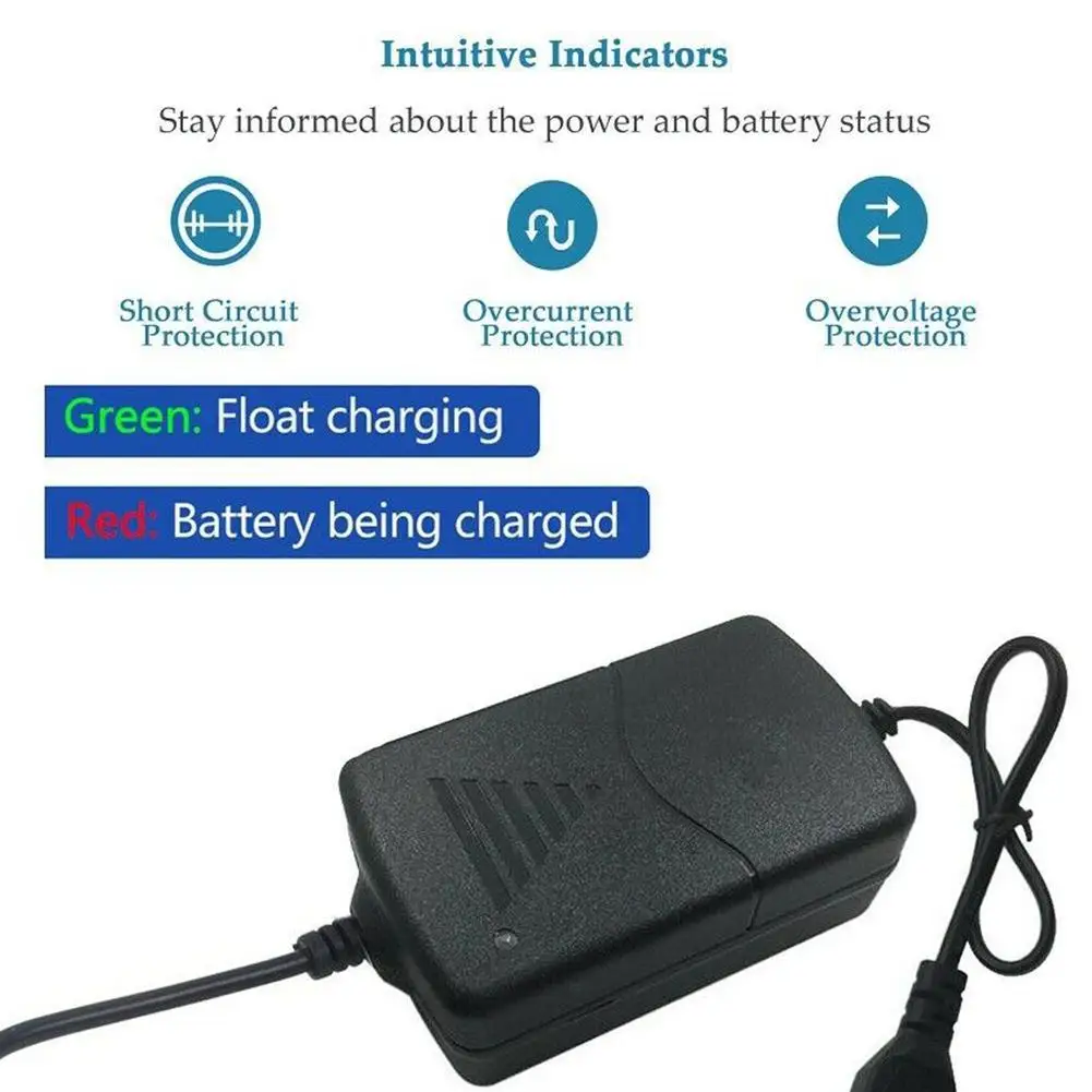 12V 1.5A Automatic Fast Motorcycle Charger For AGM Gel Lead Acid Battery 1.3AH 3AH 5AH 7AH 12AH 20AH With Indicator EU US Plug