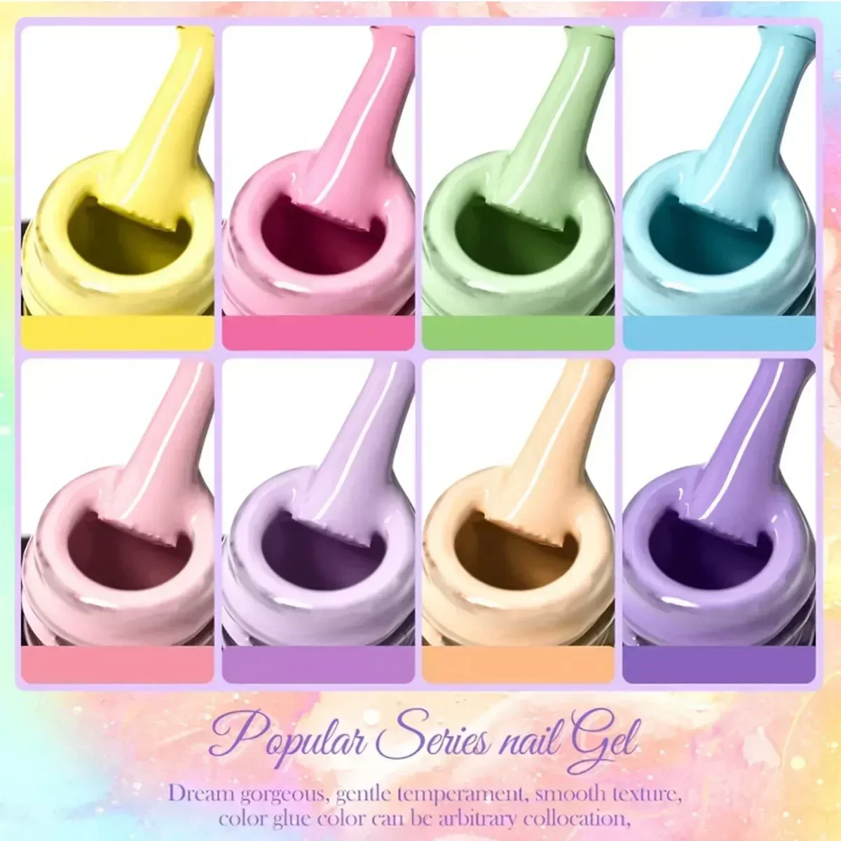 128 ألوان هلام مسمار البولندية ضوء الغراء طلاء الأظافر المبتدئين مانيكير طقم أدوات بريق مسمار الفن البولندية مانيكير للنساء