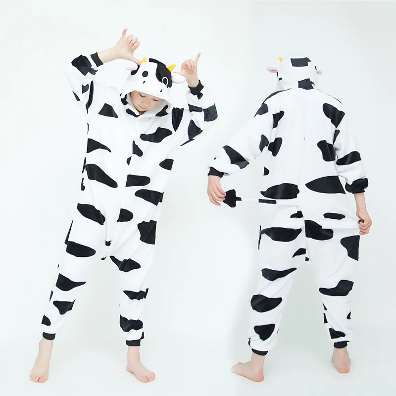 Child Pajama Jumpsuit Animal Anime Hooded Onesie Kigurumi Christmas Family Matching Sleeping Wear Kids Boy Girl Sleepwear