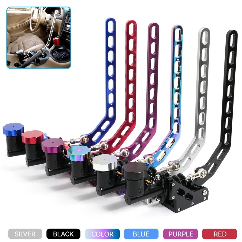 Long-handle Drift Brake Curved Handbrake Symphony Racing Drift Hydraulic Handbrake Master Cylinder Car Modification