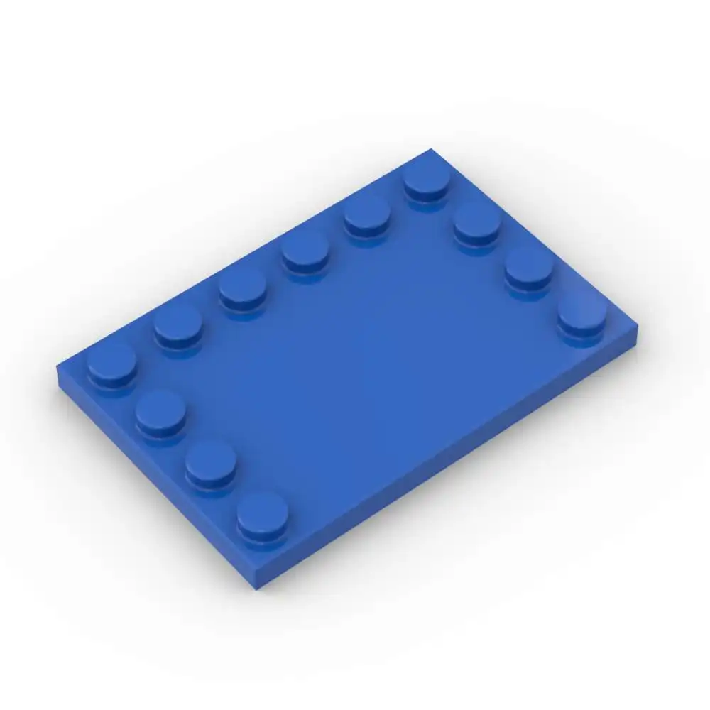 

MOC 10 шт. часть кирпича 6180 4x6 с шпильками, набор строительных блоков, плитка, доска, основа, частицы, головоломка, игрушки «сделай сам», подарки на день рождения для детей