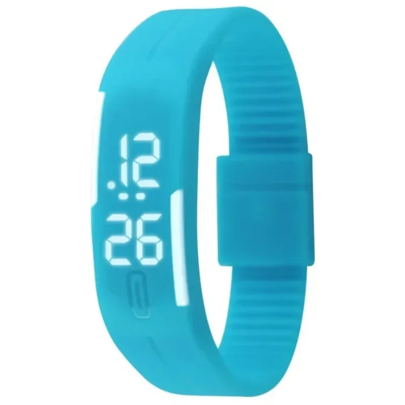 Montres numériques de sport pour enfants, montre-bracelet pour filles et garçons, affichage LED, bracelet en silicone chaud, horloge pour hommes et femmes