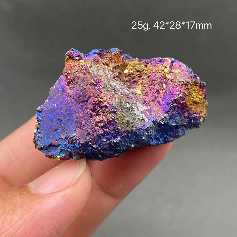 

100% natural Bornite mineral specimen healing crystal gem collection