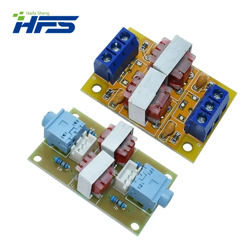 XH-M372 Stereo /Audio Isolator Vehicle Common Ground Suppression Interference Noise Isolation Module Transformer Coupler