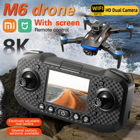 XIAOMI MIJIA M6 Drone Professional 8K HD Camera Drone 5G WIFI FPV UAV With screen remote control RC avoidance Aerial Quadcopter