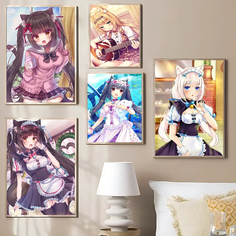 Anime Nekopara Good Quality Prints And Posters HD Quality Poster Wall Art Painting Study Home Decor