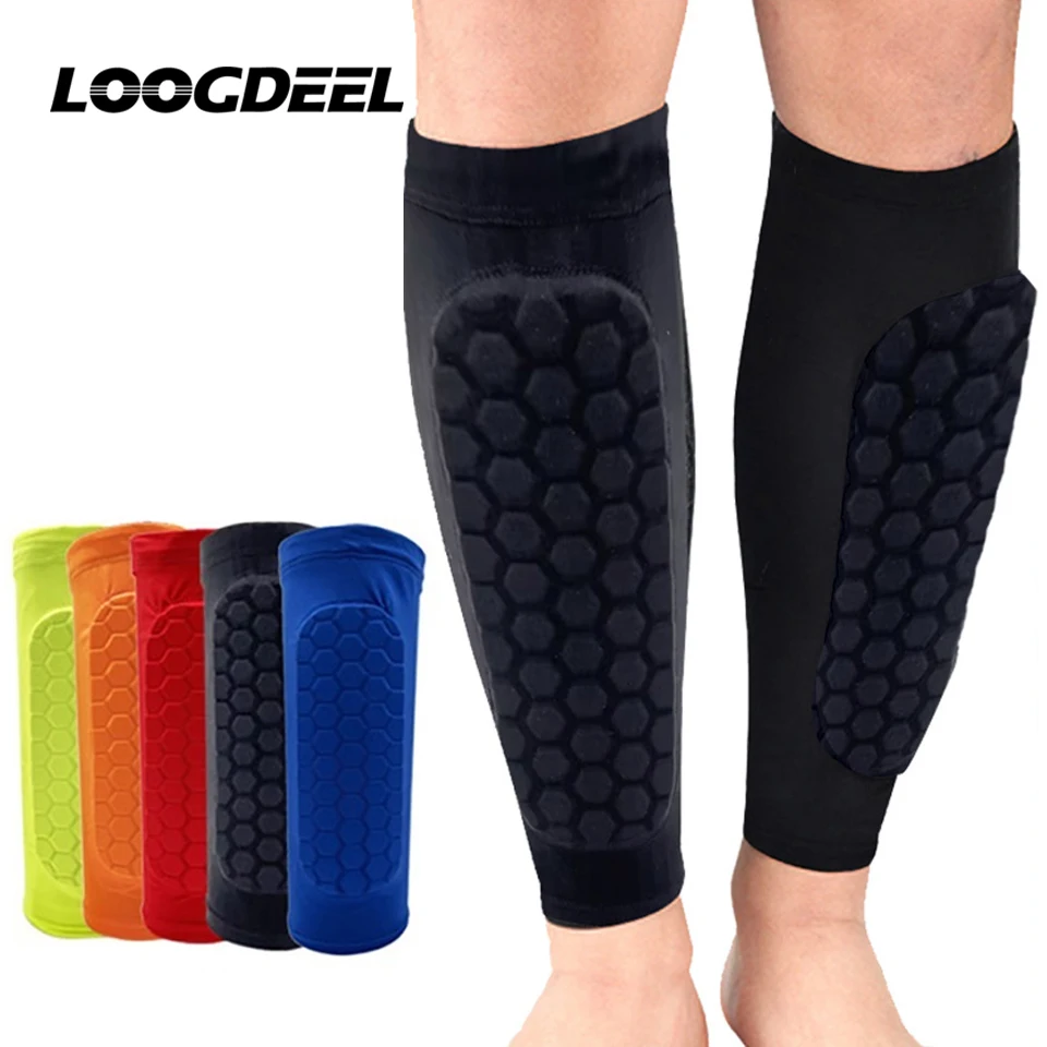 

LOOGDEEL 1Pcs Sports Football Basketball Legging Calf Covers Soccer Leg Guards Protect Gear Compression Leg Sleeves Women Men